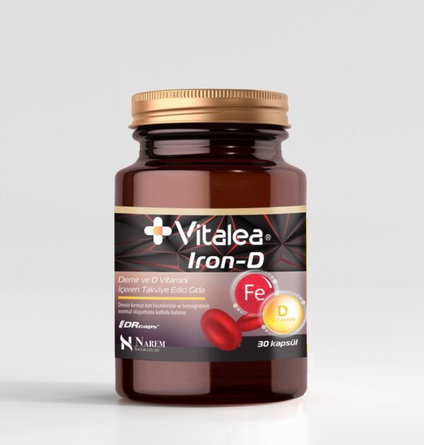 Vitalea iron-D demir ve D vitamini 30 kapsül
