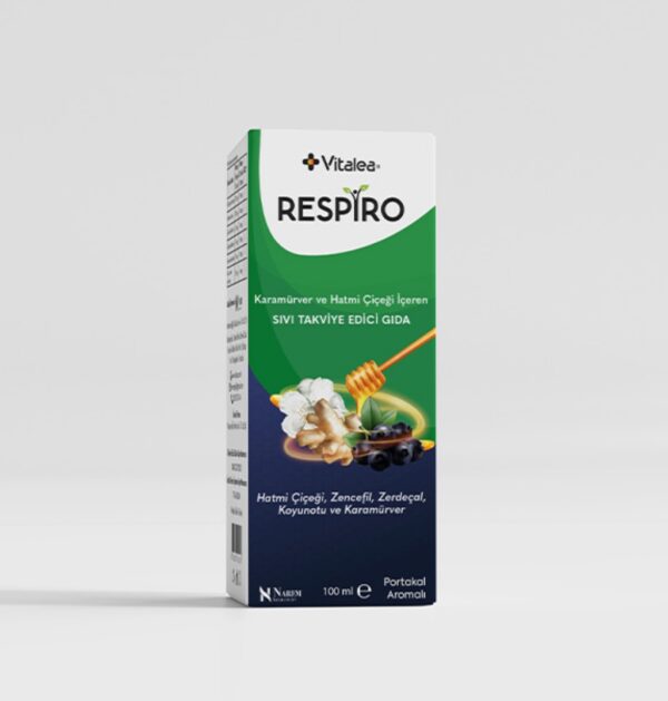 Vitalea respiro karamurver ve hatmı çiçeği 100 ml şurup