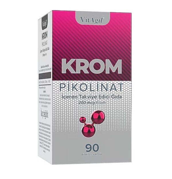 Vitagil krom pikolinat 200 mcg 90 kapsül