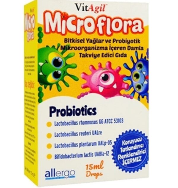 Vitagil microflora probiotics damla 15 ml