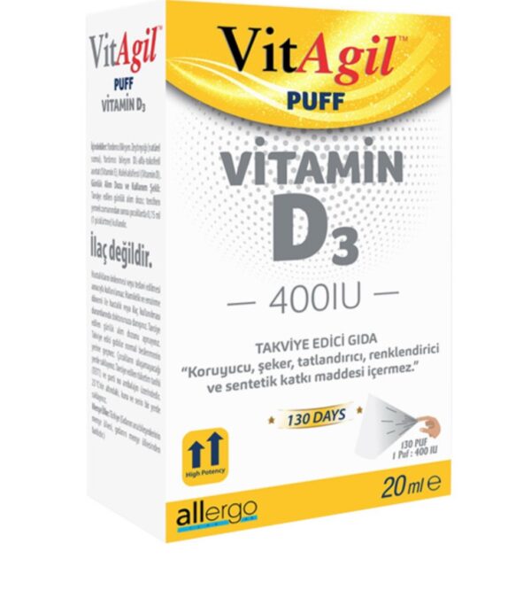 Vitagil puff vitamin D3 sprey 20 ml