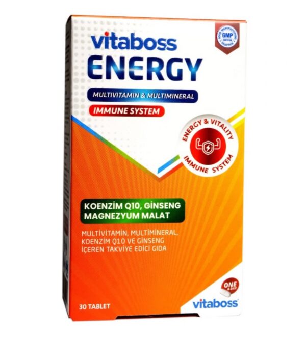 Vitaboss Energy multivitamin multimineral 30 tablet