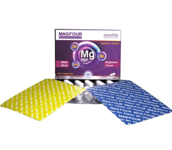 Vitaboss magfour gece&gündüz magnezyum complex 60 tablet
