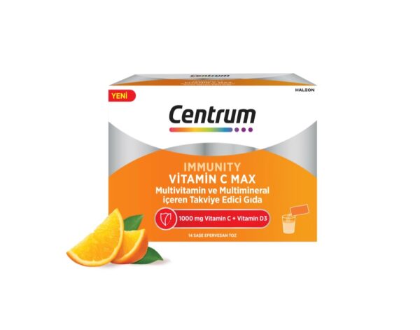 Centrum immunity vitamin C max 1000 mg + D3 14 saşe