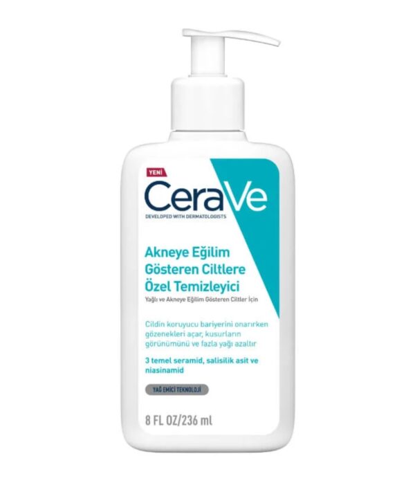 Cerave Foaming cream cleanser for acne