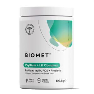 Biomet psyllium + lif complex 193,8 gr