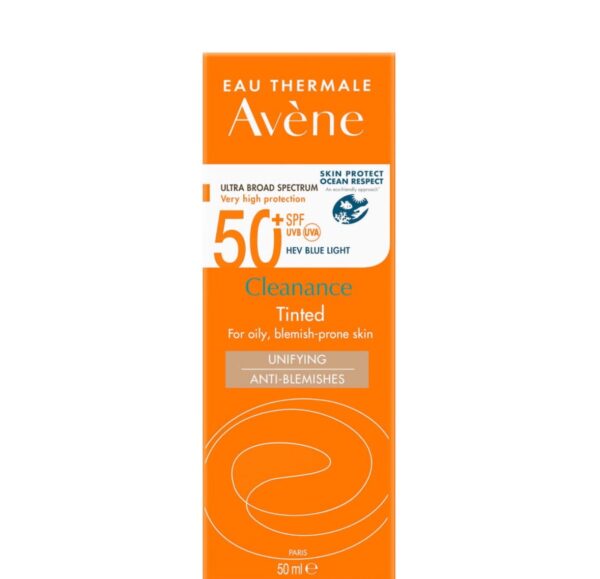 Avene cleanance tinted unifying spf50+ 50 ml