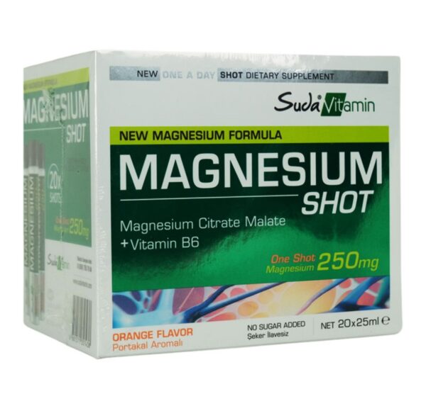 Suda vitamin magnesium shot orange 20 shot x 25 ml