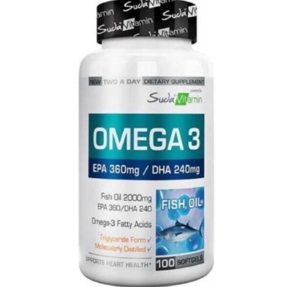 Suda vitamin omega 3 100 softgel